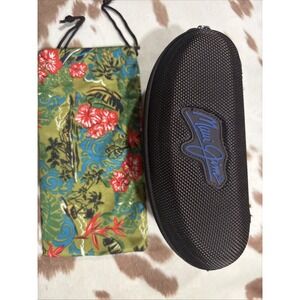 MAUI JIM Zippered  Hard Brown Sport SUNGLASSES CASE+POUCH